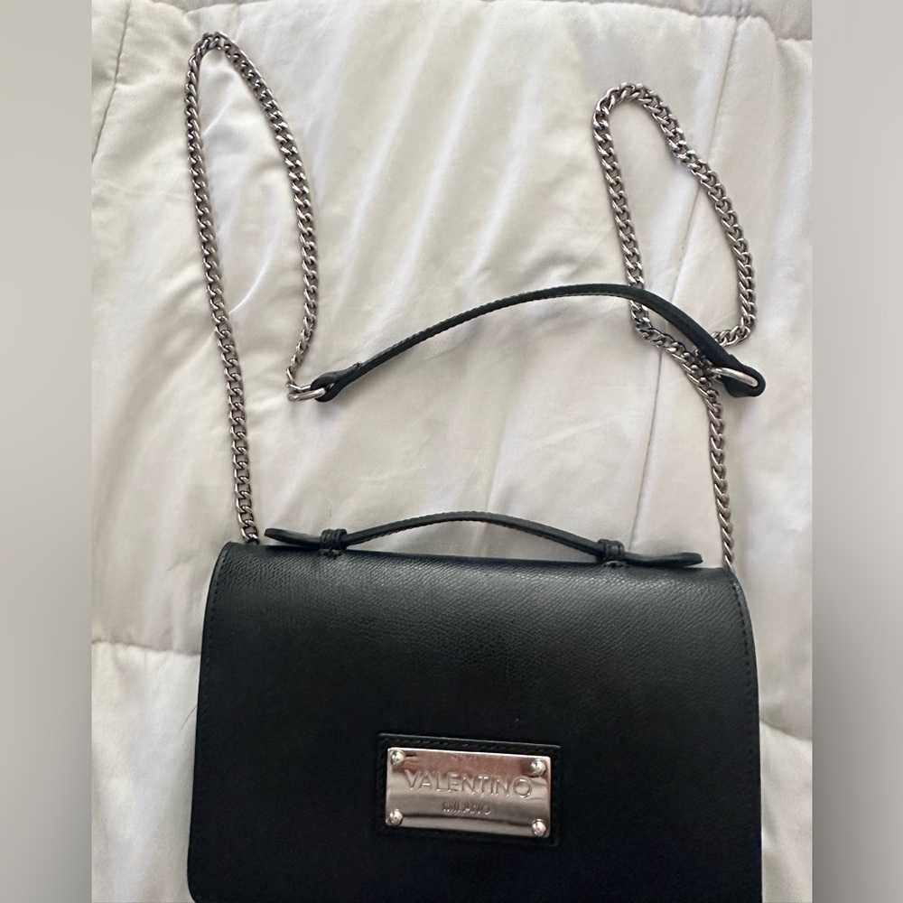 Valentino black chain purse